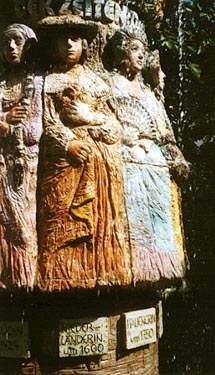fountain detail: Dutch, Italian