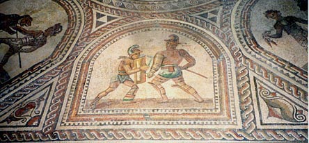 Gladiator Mosaic - detail 1