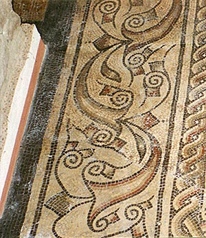 Gladiator Mosaic - detail 8, enlargement