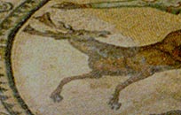 Gladiator Mosaic - center, enlarged