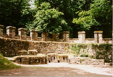 Original sections of the wall