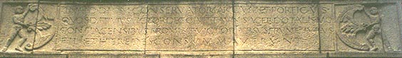 Davidius Victor Arch, detail