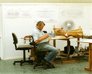 constructing a ship model