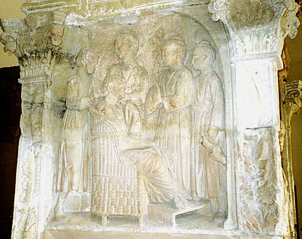 funerary monument of a wealthy fami, details