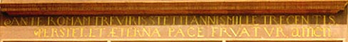 Inscription on the the Red House