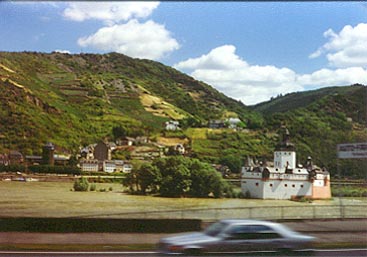 Pfalzgrafenstein, a castle on a small island