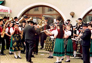 local band performing