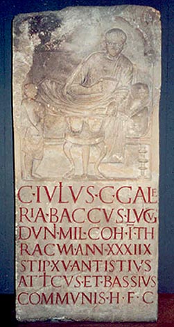 monument for Gaius Baccus