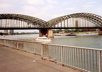 along the Rhein river
