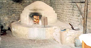 restored oven in the Bakery