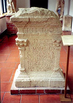Votive altar for for Mercurius and Mater Mata