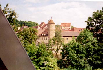 view from my balcony, Hotel Hohenlohe