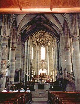 church interior, nave