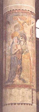 Mary and John below the cross