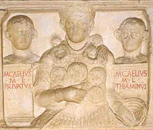 funerary monument, enlarged