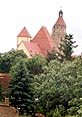 St. Andreas towers over the town, go here for photos