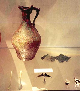 miscellaneous item, with bronze jug