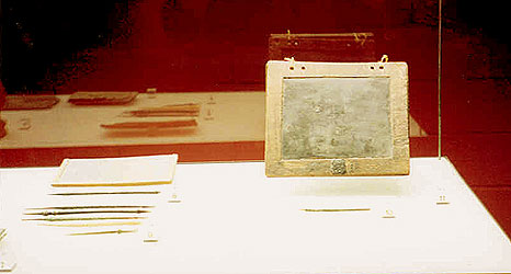 writing tablet and paraphernalia