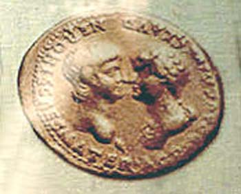 Nero and Agrippina, Aureus