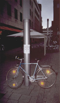 a bike where it is not supposed to be