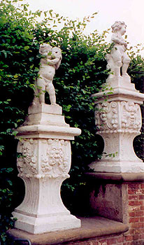 Putti near the open air theatre