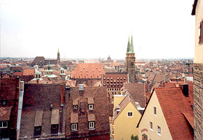 View of N&uuml;rnberg form the castle