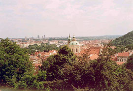 View of Prague from Hradshin